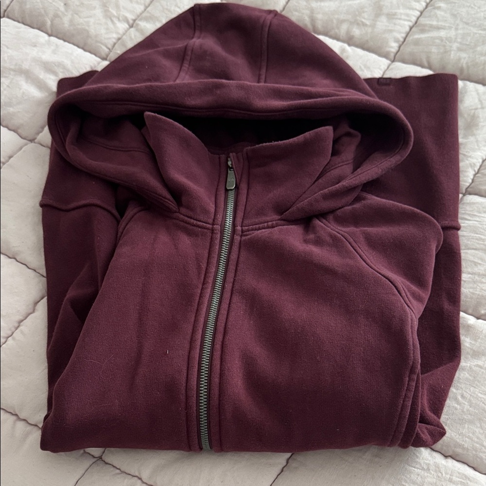 lululemon athletica Maroon Cowl Neck Sweater